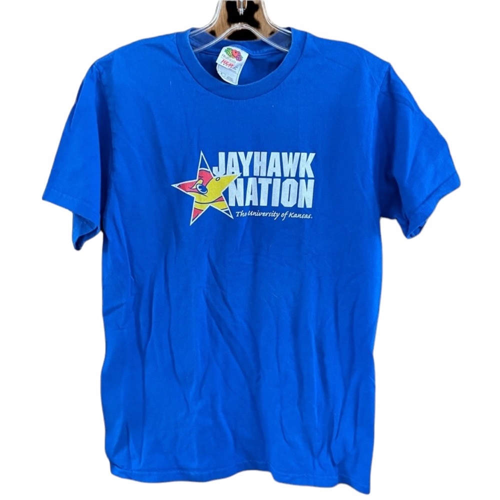 Fruit of the Loom Jayhawk Nation Vintage 2007 KU Homecoming Tee Unisex Small - Picture 2 of 5